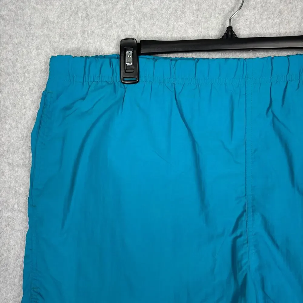 Lands‎ End Swim Trunks Mens XL Blue Shorts Thighs Out Pockets 4